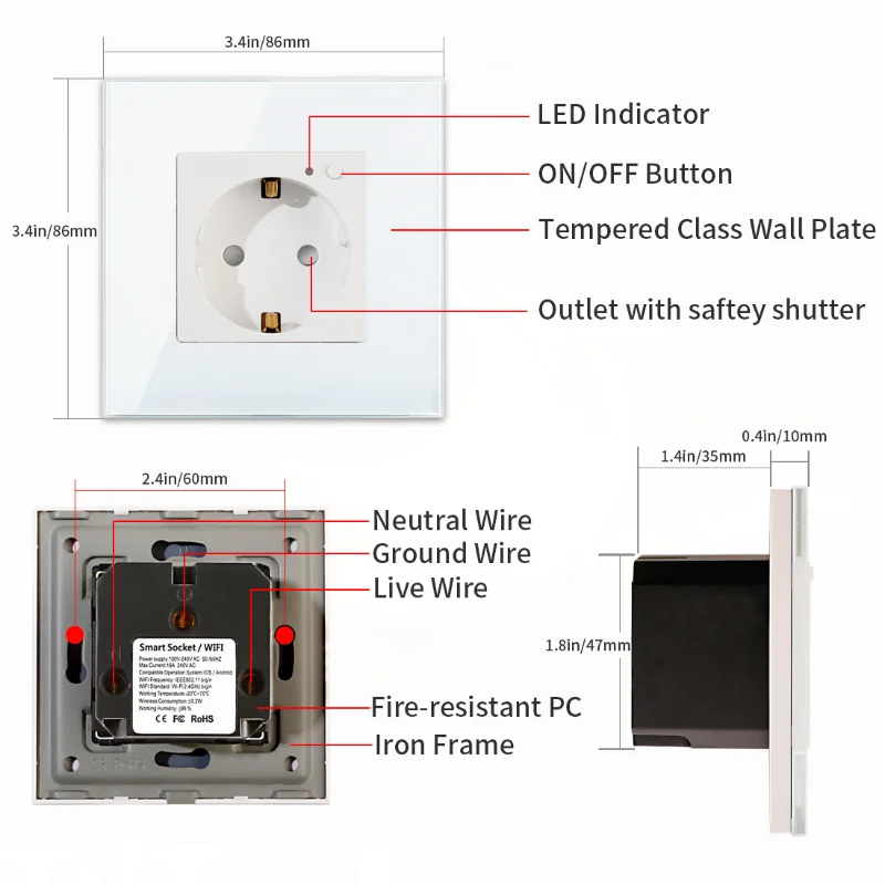 painel de vidro cristal para casa inteligente 03