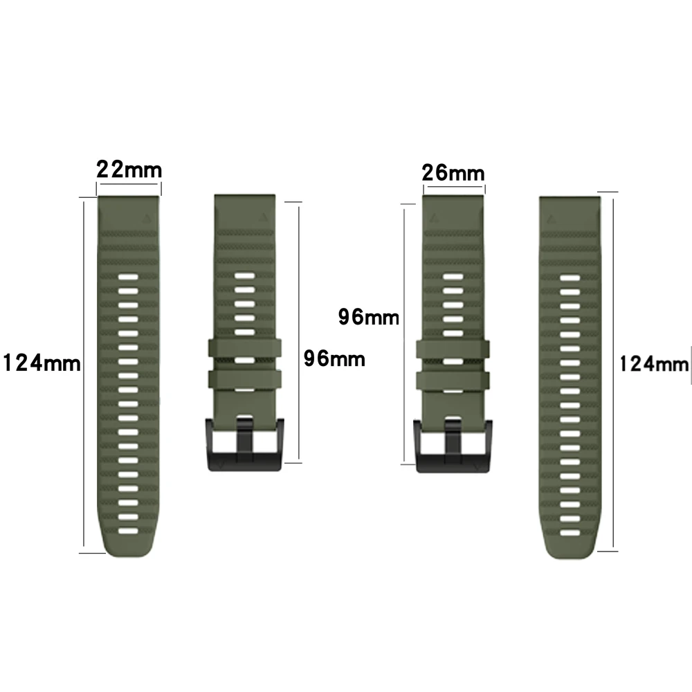 Ultimate Quick Fit Silicone Band - Premium Outdoor Replacement Strap