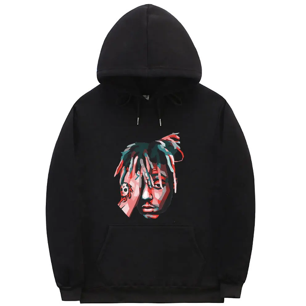 

Rapper Juice Wrld Graphic Hoodie Men Women Fashion Casual Hooded Sweatshirt Male Hip Hop Harajuku Hoodies Man Oversized Hoody