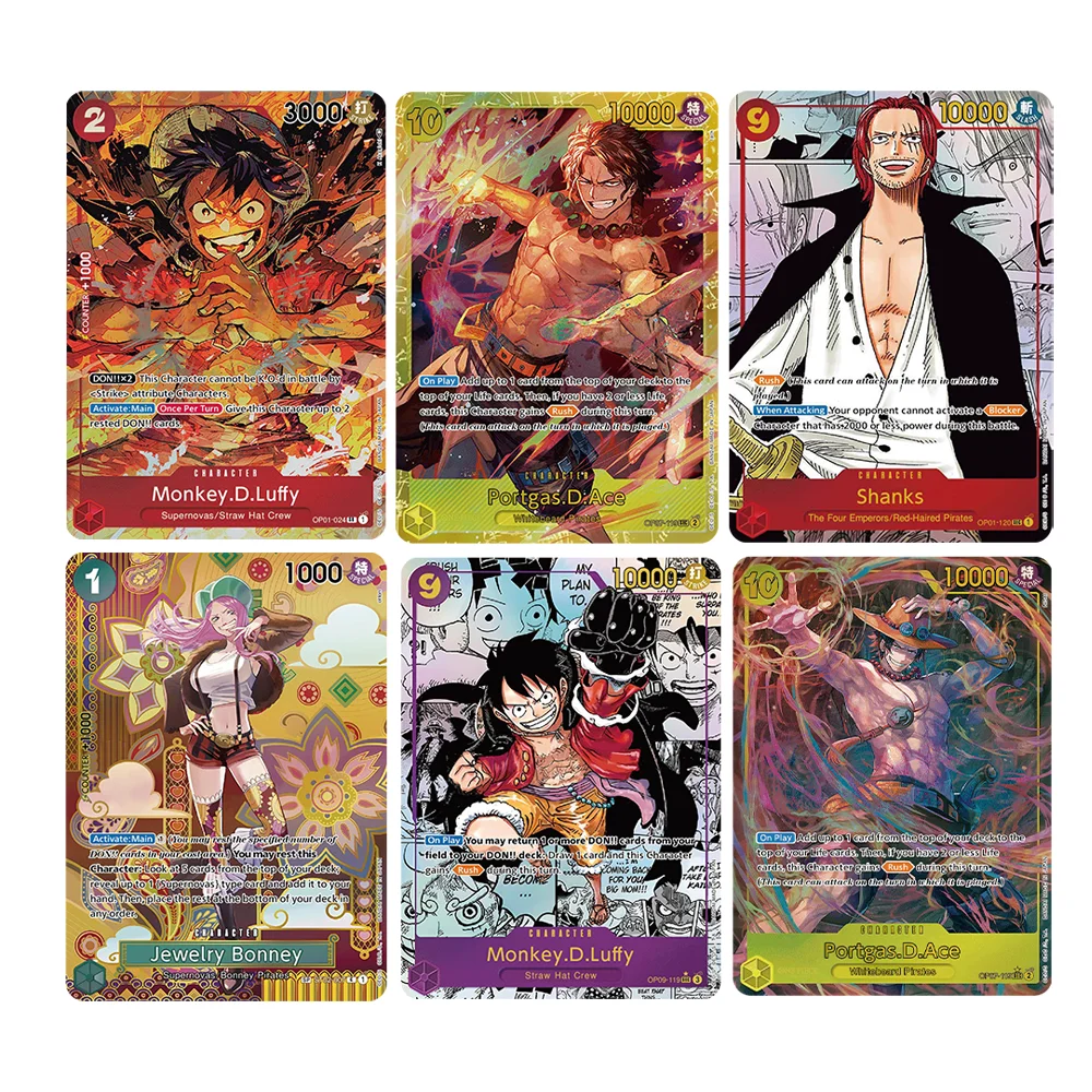 Anime One Piece OPCG English Combination card Leader Luffy