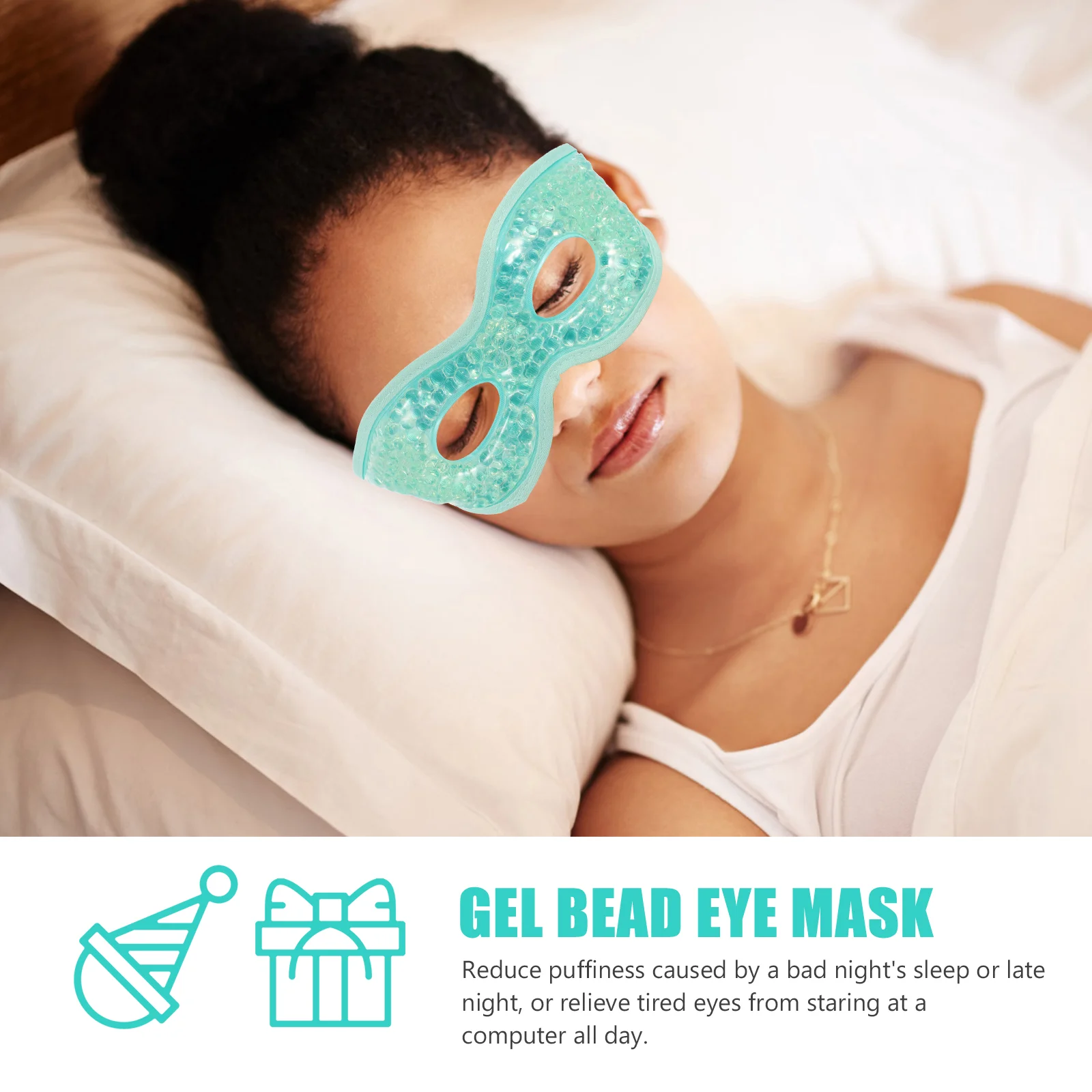 Gel Eye Mask Cold Hot Compress Mask Cooling Blinder Ice Eye Cover Sleeping Blinder for Girl 2