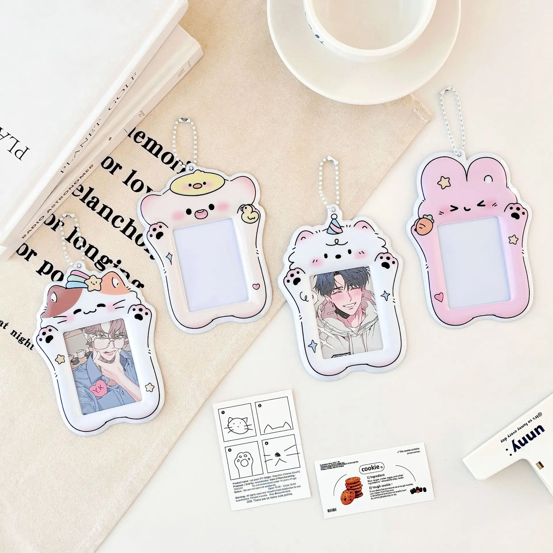 Cartoon 3 inch card sleeve pvc star card sleeve storage card sleeve card bag 5