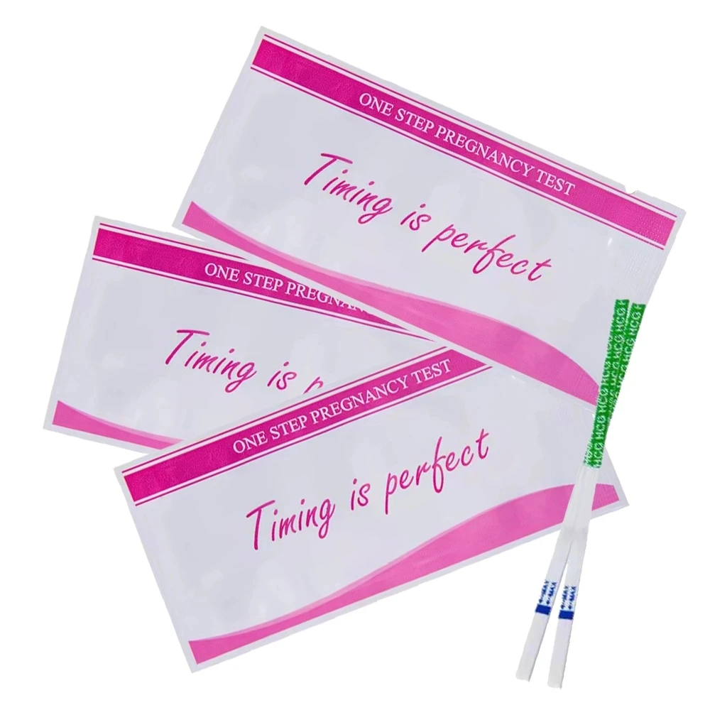 50pcs LH Ovulation Test Strip First Response Quick Urine Test Pregnancy Over 99% Accuracy Home Female Strips Self-test Ovulation