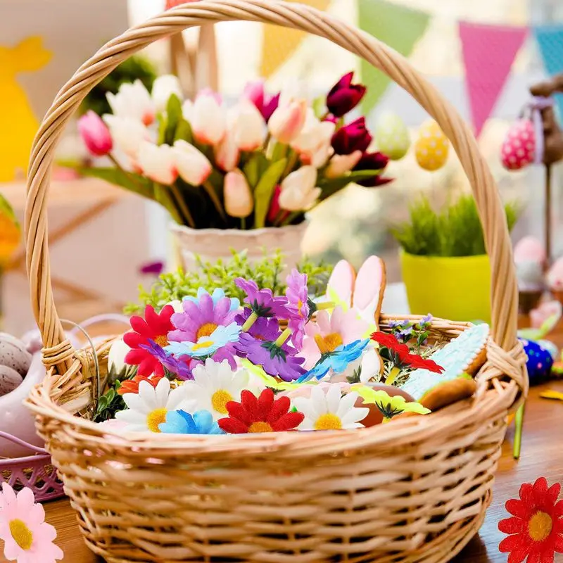 50/4,5 pcs künstliche Blumen cm Seide gefälschte Blumen Köpfe für zu Hause Zimmer dceor Hochzeit Hochzeit Dekoration DIY Geschenke Zubehör – Detail 3