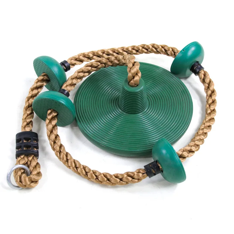 Children's Circular Swing PE Circular Hanging Rope Outdoor Indoor Circular Exercise Balance Safety Sturdy and Durable 5