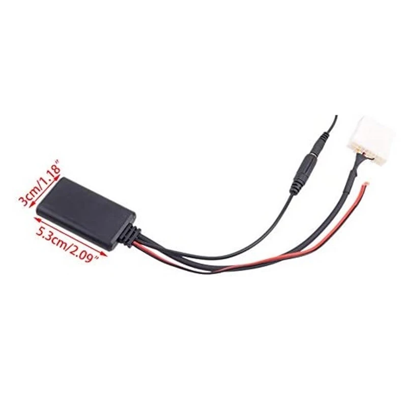 Adattatore per cavo Audio AUX per auto microfono Bluetooth per Radio Stereo Mazda 3 5 6 MX-5 RX-8  34