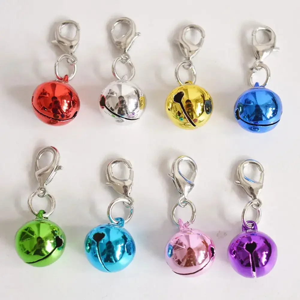 DIY Pet Supplies Decor Bell Collar Clothe Accessories Cat Collars Leads Cat Accessories Metal Jingle Bell Decoration Kitten 6