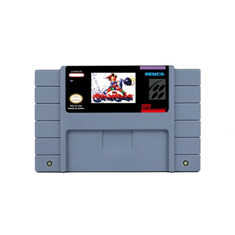 Kid Klown In Crazy Chase Action Game Per Snes 16 Bit Retro Cart Regalo Per Bambini