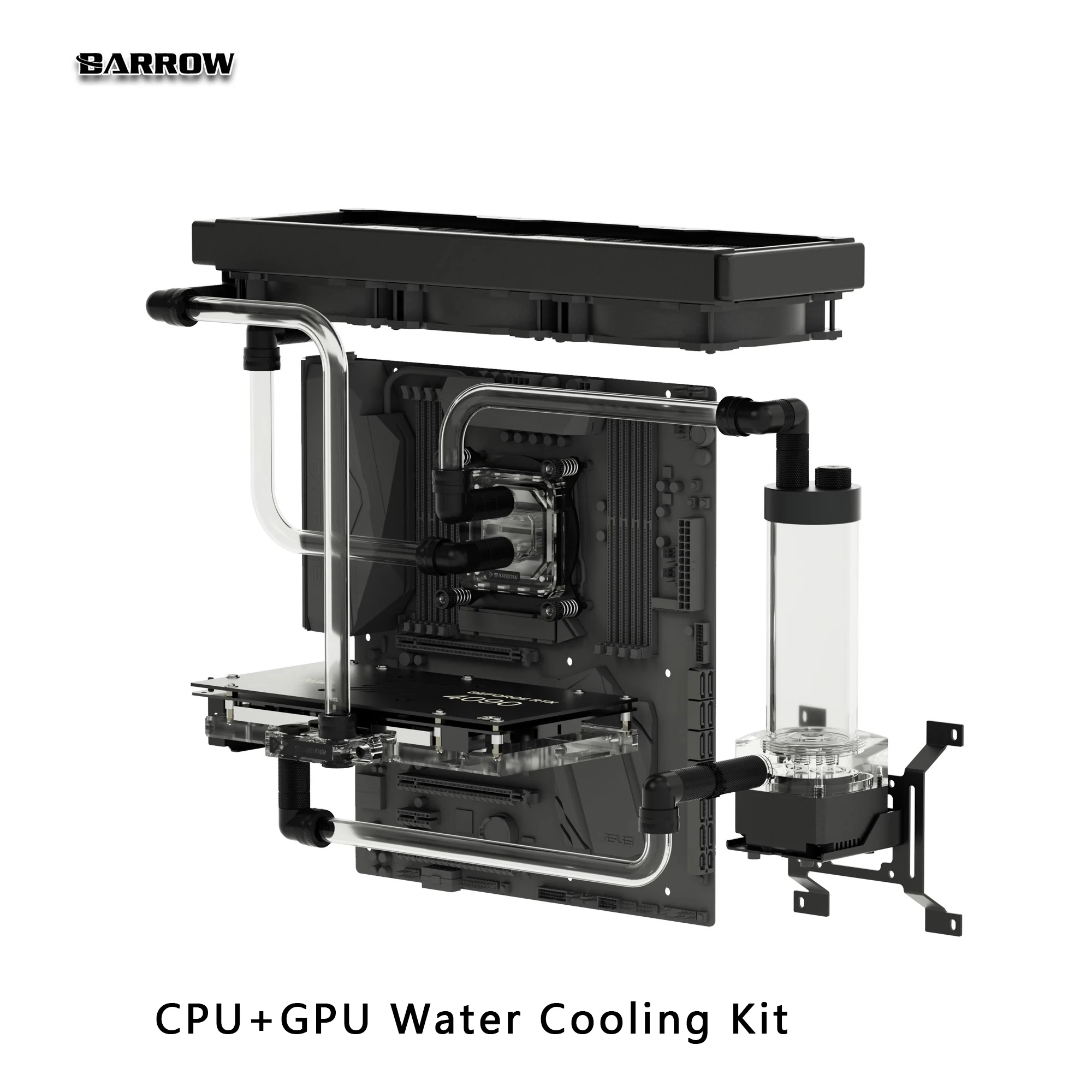 

Barrow Water Cooling Kit GPU Water Block DDC Pump 28mm Thick Radiator Computer System PC Cooler G'1/4 Fittings