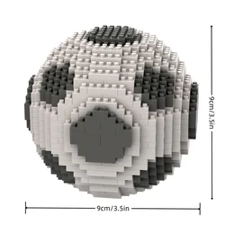 Deluxe Soccer Stadium Micro Building Block Set - Perfect Gift and Decor - With box (Classical Soccer)