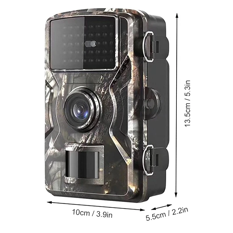 2.0 Inch Screen Trail Hunting Camera With Night Vision PIR Detection Wildlife Monitoring IP66 Waterproof Surveillance Cam