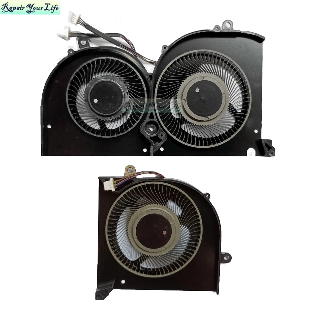 Laptop Cpu Gpu Ventiladores de Refrigeração para Msi Gs76 Ws76 Criador 17 Gs76 Stealth 11ue 11ug 11uh Cooler Ventilador Ms17m1 17m1-cpu Bs5005hs-u4q - Imagem 4