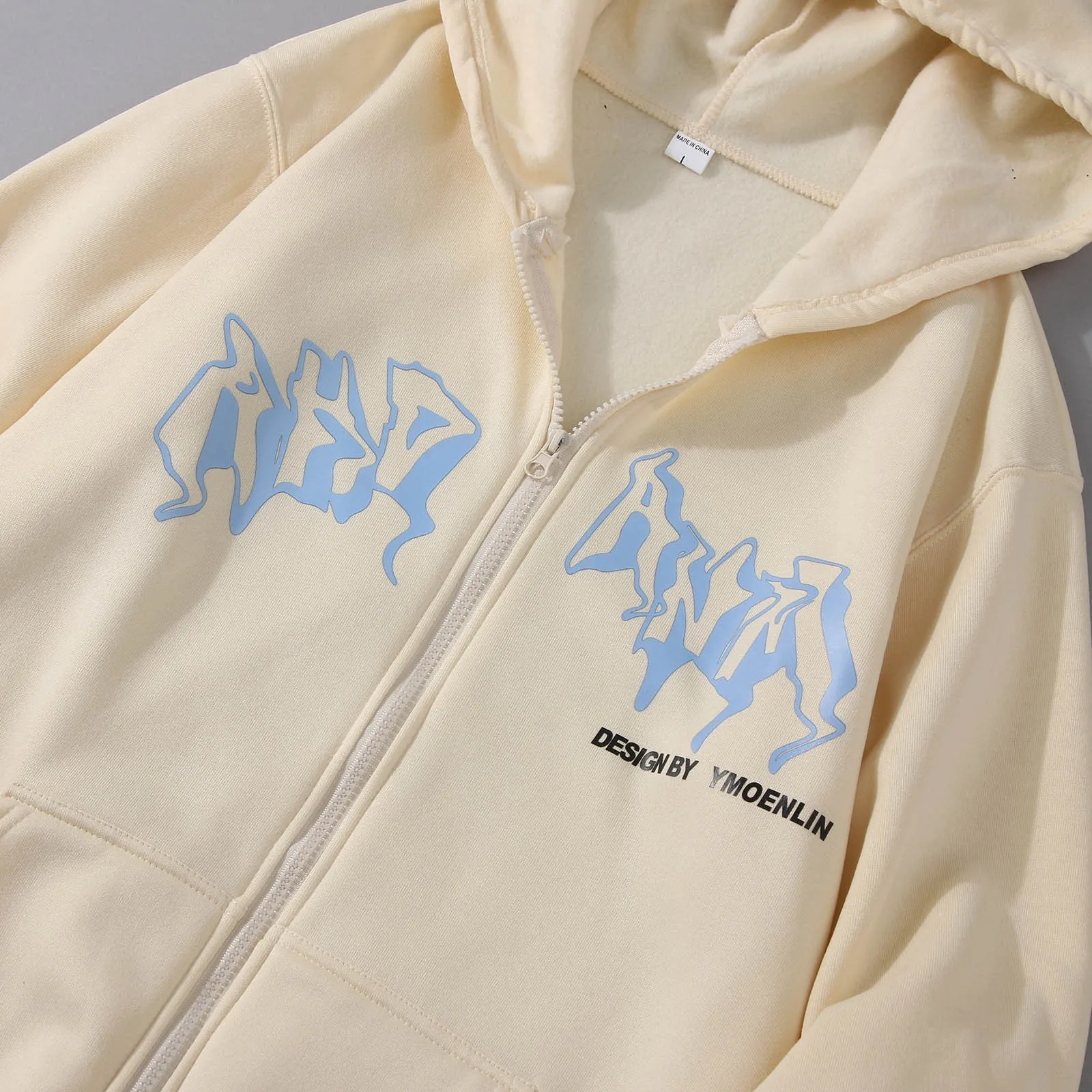 Men'S Sweatshirts Hoodies Zip Up Jacket Zip Up Hoodies Hip Hop Sweatshirt Vintage Goth Print Hooded Jacket Sudaredaras Hombre