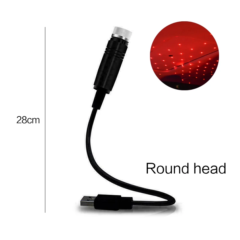 Galaxy Mini LED Car Roof Star Night Light Projector For Interior Ambient  Atmosphere, Christmas Star Lamp Light From Tikok, $11.44