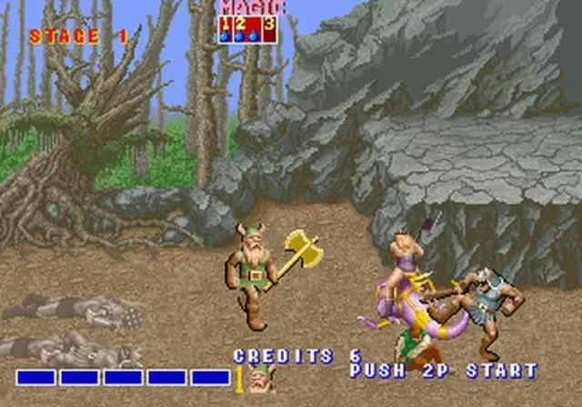 Description Picture 4 of itemNeogeo MVS For SNK Arcade Game Cartridge Game Cartridge -GOLDEN AXE