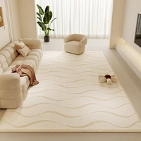 Cream Style Bedroom Decor Plush Carpet Large Area Carpets for Living Room Thickend Washable Cloakroom Rug Fluffy Soft Lounge Mat 1