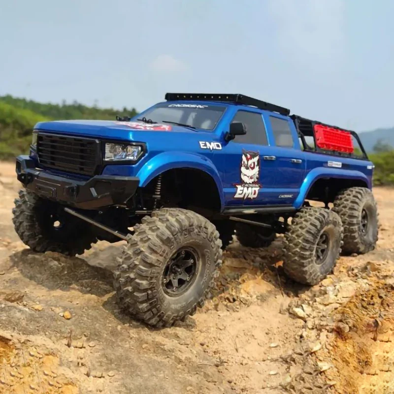 CROSSRC 1/10 6X6  RC AT6 RC Off-Road Vehicles Electric Cars 6WD Remote Control Car Toy with Light system TH21779-SMT6 3