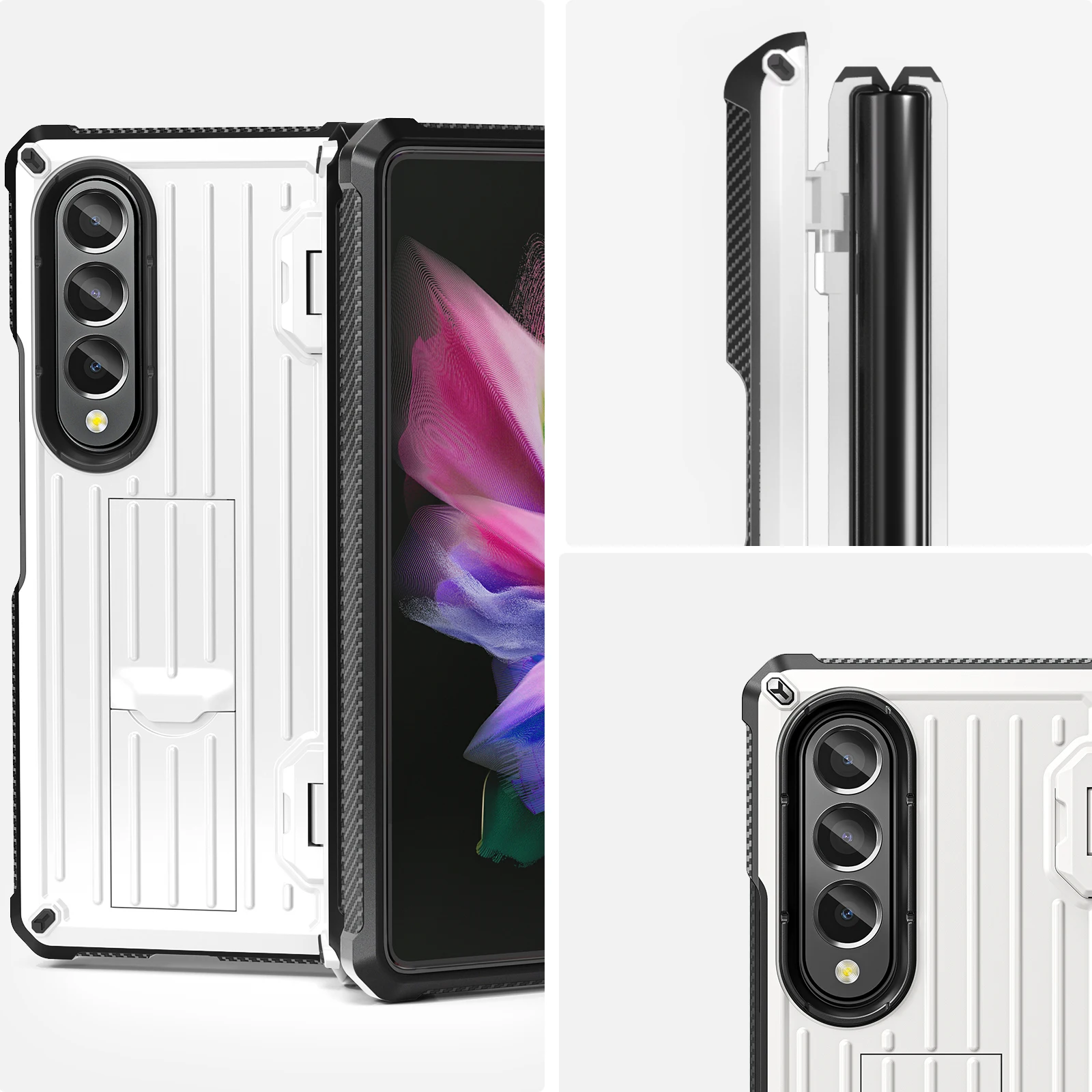 Case for Samsung Galaxy Z Fold3 7.6 inch SM-F9260 SM-F926B Box Hard Cases for SAM Galaxy Z Fold4 SM-F936B Z Fold 5 Phone Cover