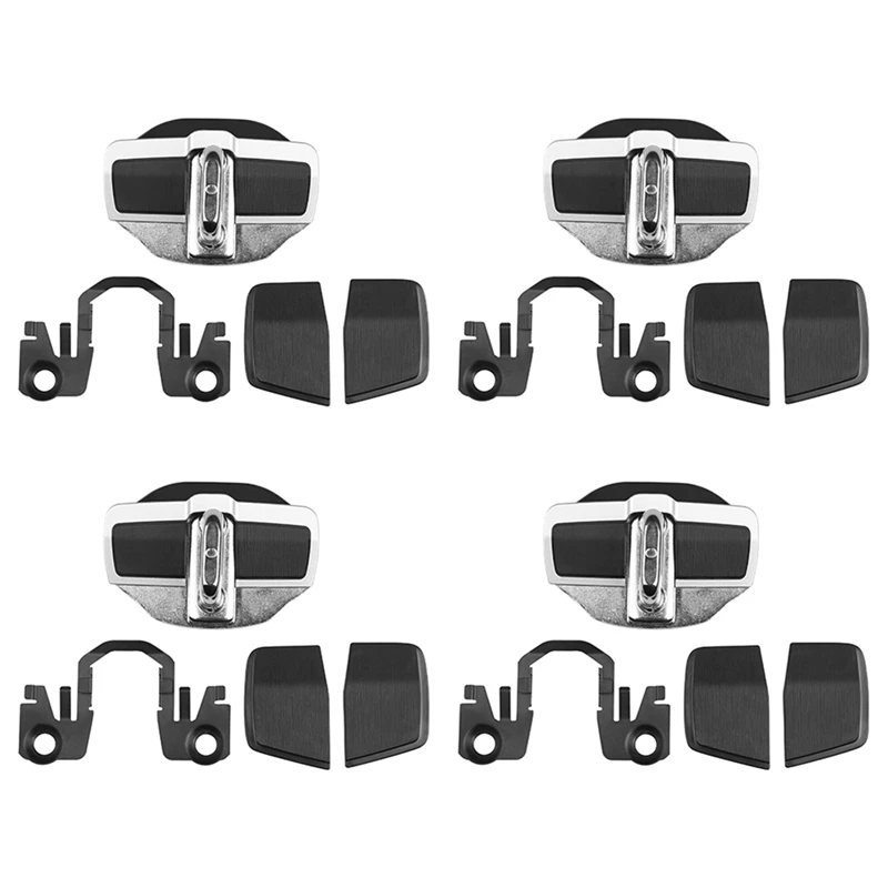 

4 Set TRD Door Stabilizer Door Lock Protector Latches Cover For Subaru All Series BRZ XV Forester Legacy Outback WRX