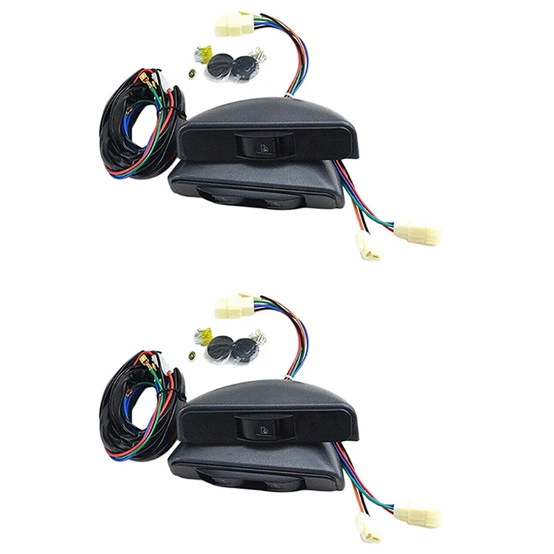 

2X 12V Car Universal Crescent Power Window Switch Kit Car Power Window Switch Car Window Kit Automotive Accessories