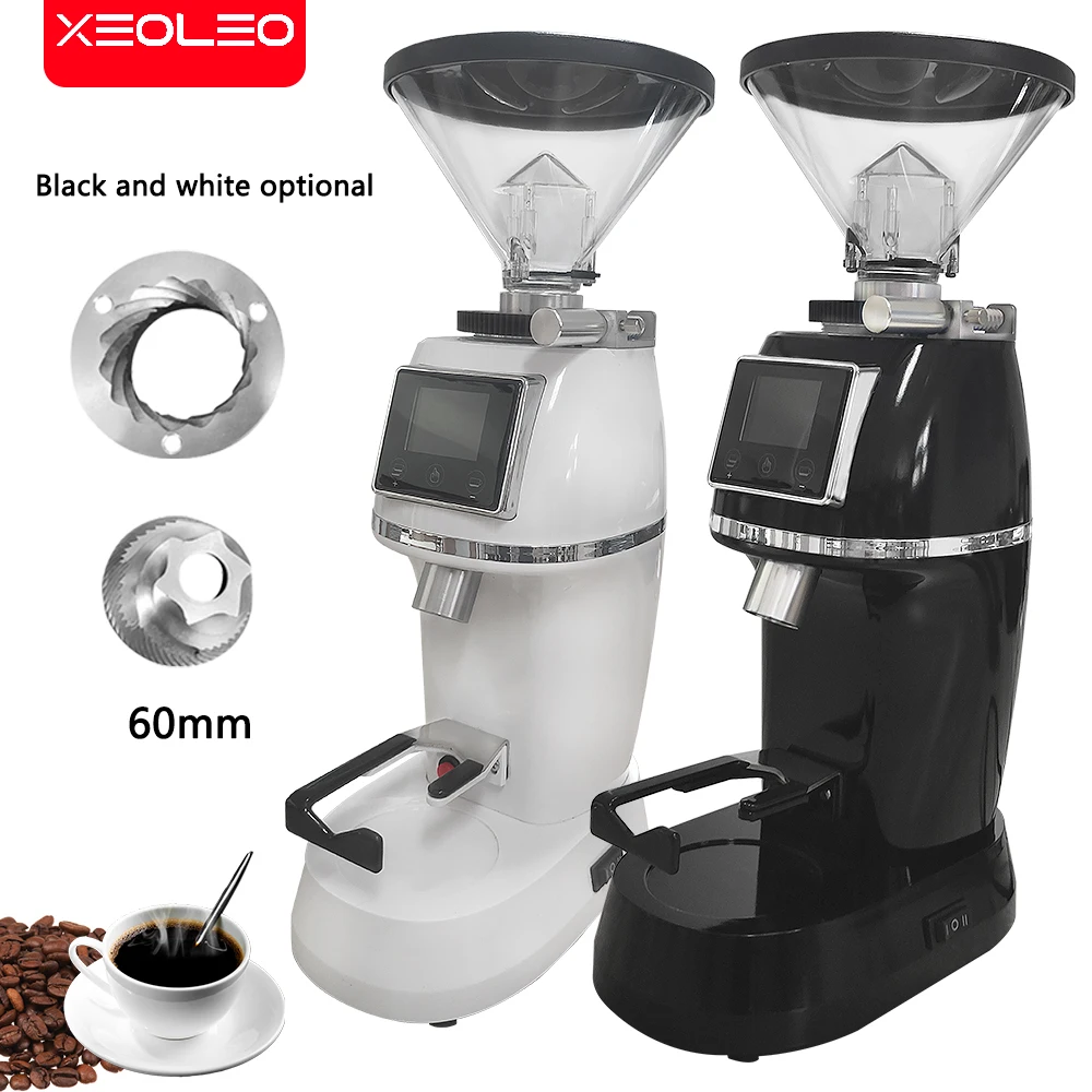 XeoleoElectriccoffeegrinder60mmConicalburrgrindertimingcontrol