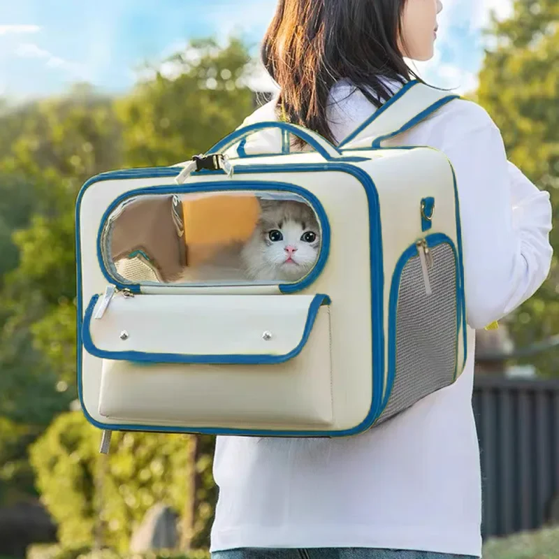 Cat Carrier Bags Windproof Outdoor Travel Backpack for Cat Small Dogs Transport Carrying Bag Pet Backpack Pet Supplies
