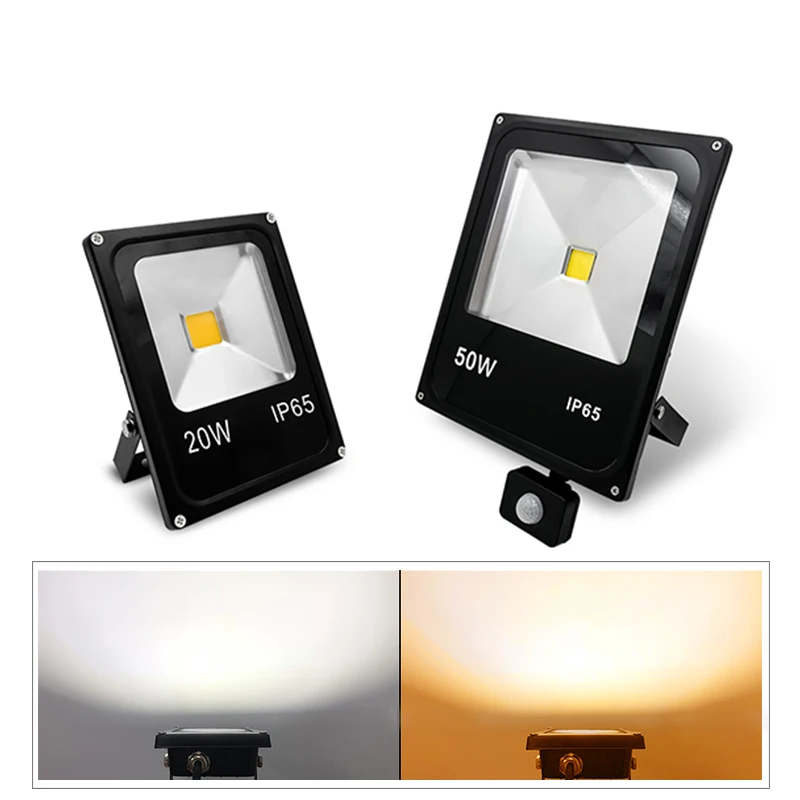 Waterproof LED Floodlight with PIR Motion Sensor