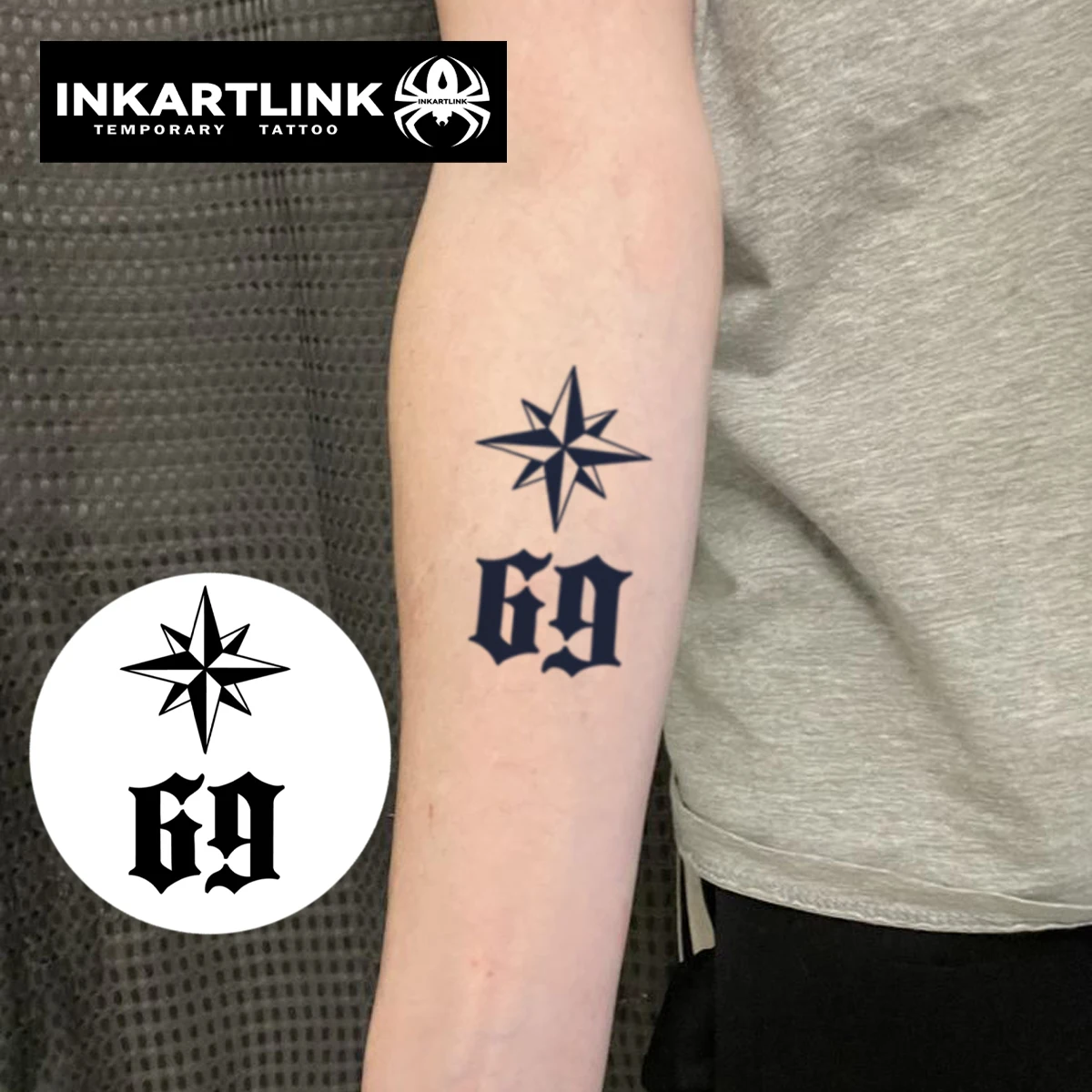 オールドスクールスタイルの一時的なタトゥー、15日間持続する新技術