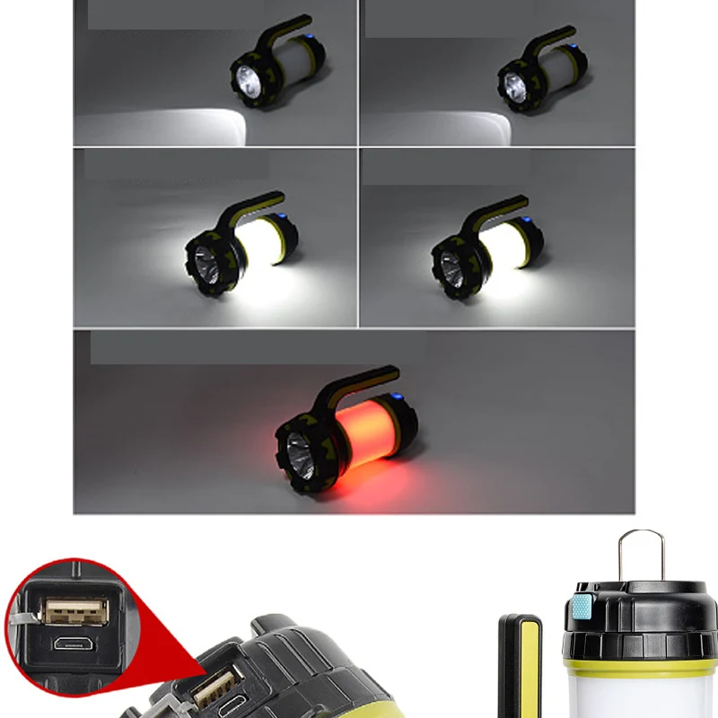 ZK30 8000 Lumen 100W Long Use USB Rechargeable LED Torch Camping Lantern Water Resistant Outdoor Search Flashlight Fish Hunt