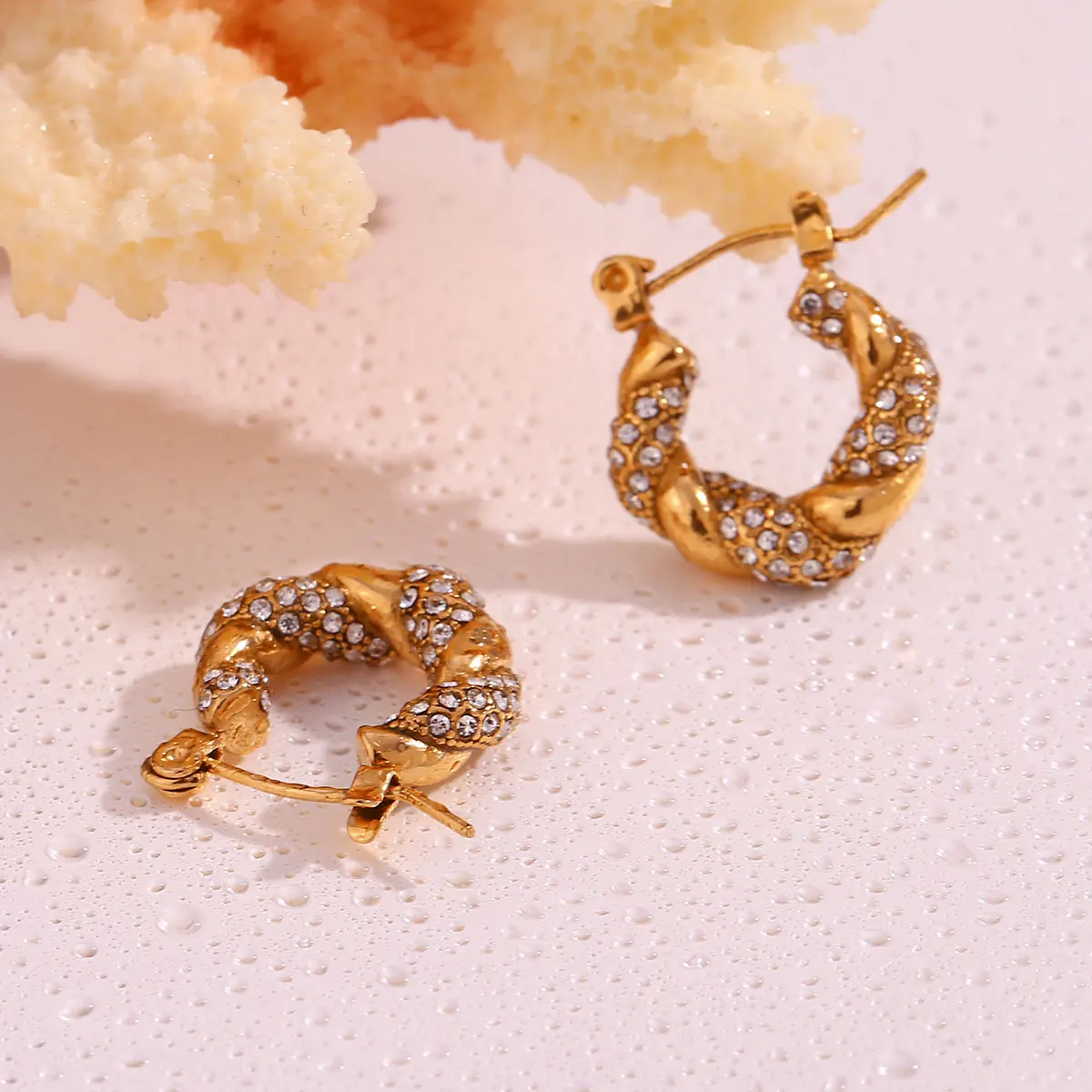 ★MIDNIGHT MOMENT.★ Bale triple earring gold MIDNIGHT MOMENT