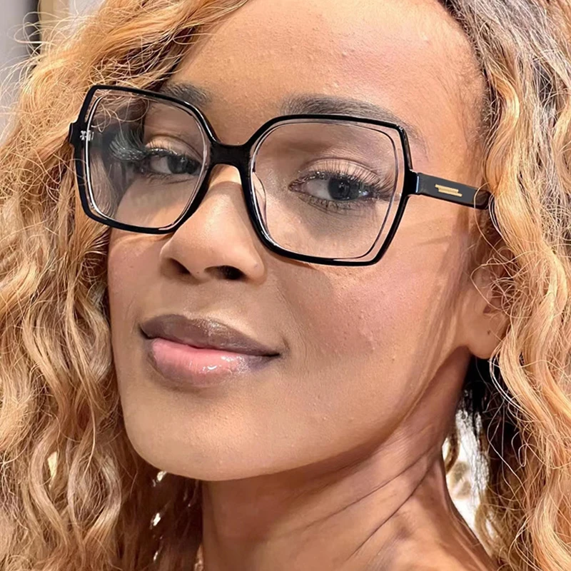 Occhiali Miopi Classici A Mezza Montatura Occhiali Anti-luce Blu Occhiali Da Vista Da Uomo E Da Donna Miopi