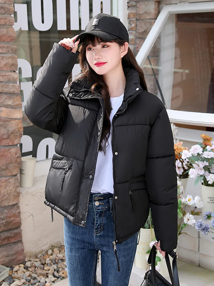 

WYWMY Winter Jacket Coat Women Parkas Korean Style Short Bread Coats Down Jacket Female Outwear Overcoat Autumn Winter Warm Coat