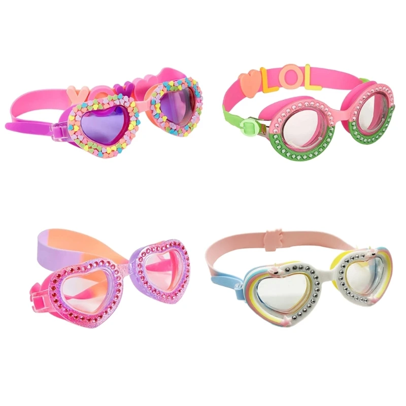 

Kids Swimming Glasses, Kids Swim Goggles for Boys Girls Junior Children Eyewear, Quick Release Strap Anti-Leak Goggles