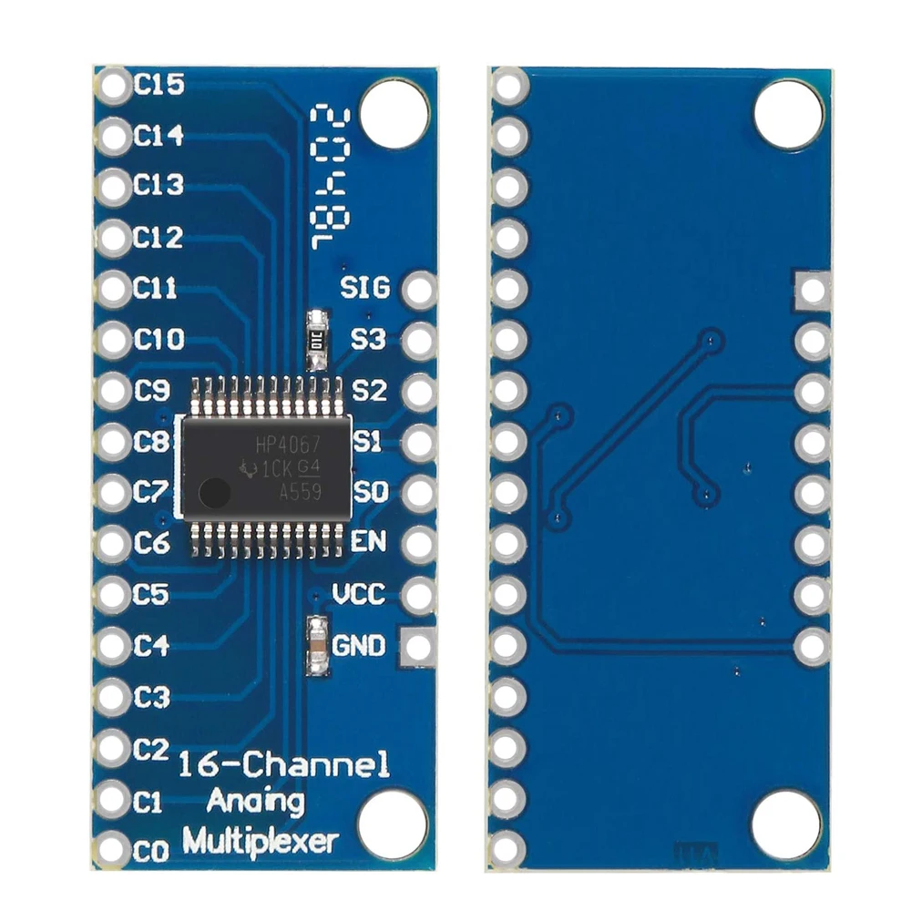 CD74HC4067-16-Channel-Analog-Digital-Multiplexer-Breakout-Board-Module ...