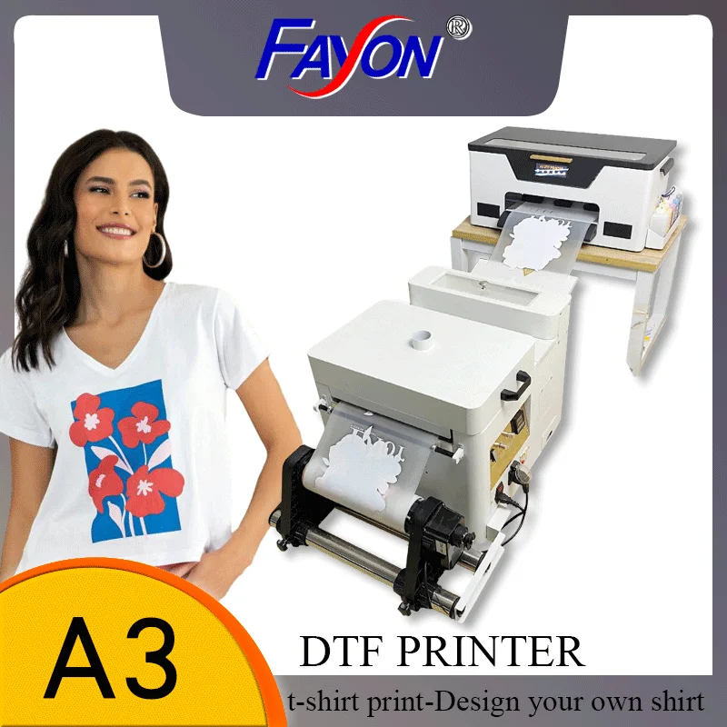 

Fayon 33CM DTF Printer Direct Heat Transfer With Heat Press Machine