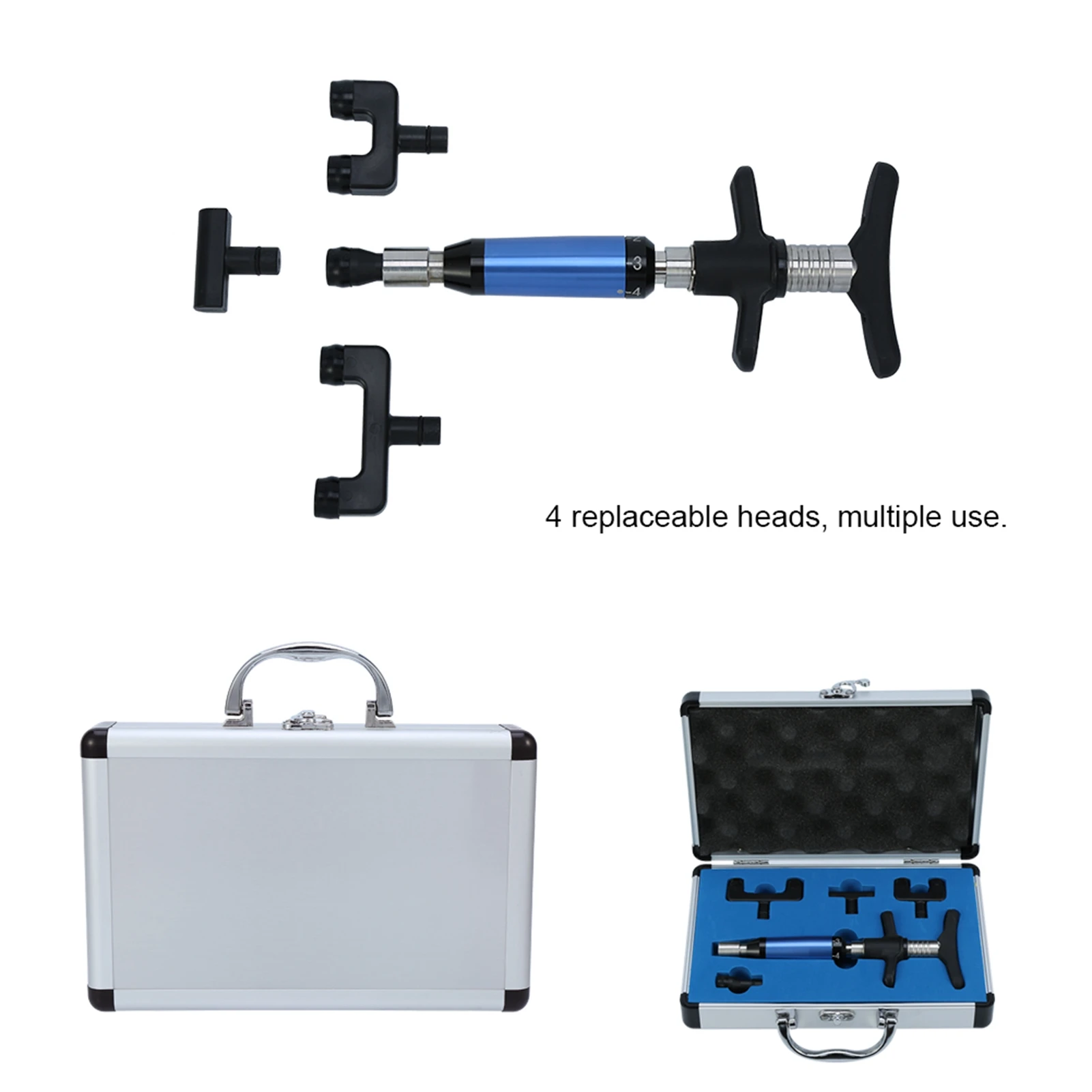 Chiropractic Tool Chiropractic Adjusting Tool 2 Types 6 Levels Manual Chiropractic Spine Adjusting Corrector Tool Forth Massager 3