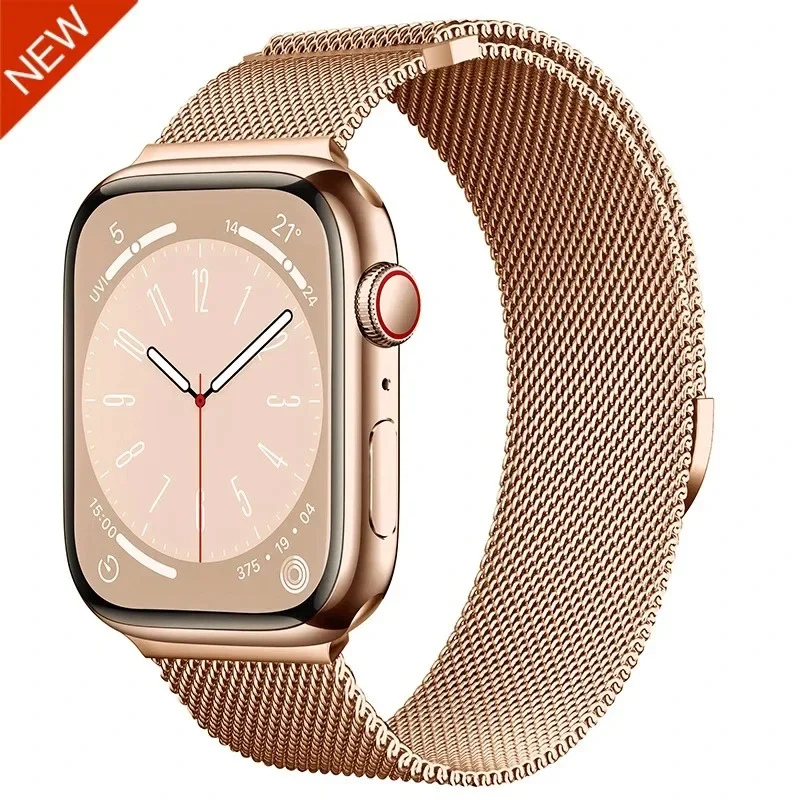 Milanese Loop Magnetic Metal Watch Strap - Elegant Design for Versatile Compatibility