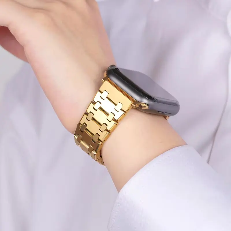 Elegant Stainless Steel Metal Business Watch Band Bracelet Strap