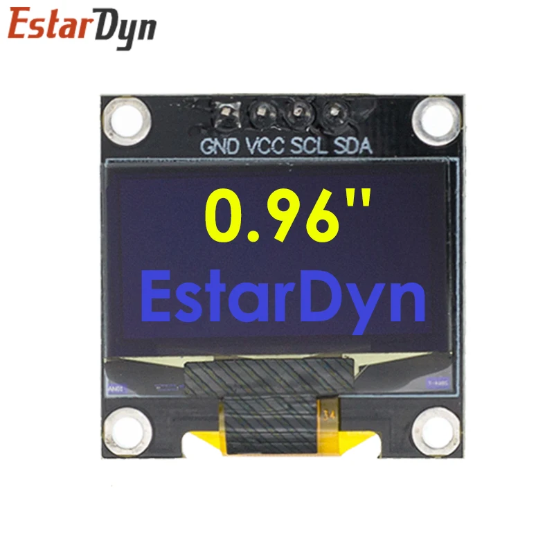 ROHS Certification 0.96 inch Oled Display Module IIC Serial White OLED SSD1315 128X64 I2C 12864 LCD Screen Board for Arduino