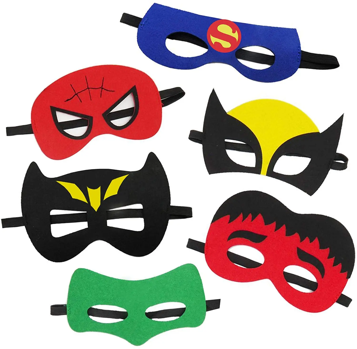 Cartoon Super Hero Party Supplies Eye For Kids Children's Masquerade Avengers Superhero Cosplay Mask Decoration Supplies - AliExpress