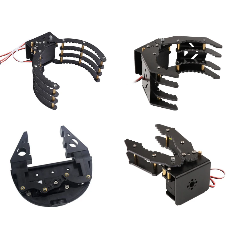 New Mechanical Claws Grippers Robot Mechanical Arms with 180 Servo MG996 for Arduino Robot DIY Programming STEM Technic Parts запчасти zdracing zd racing parts servo arms