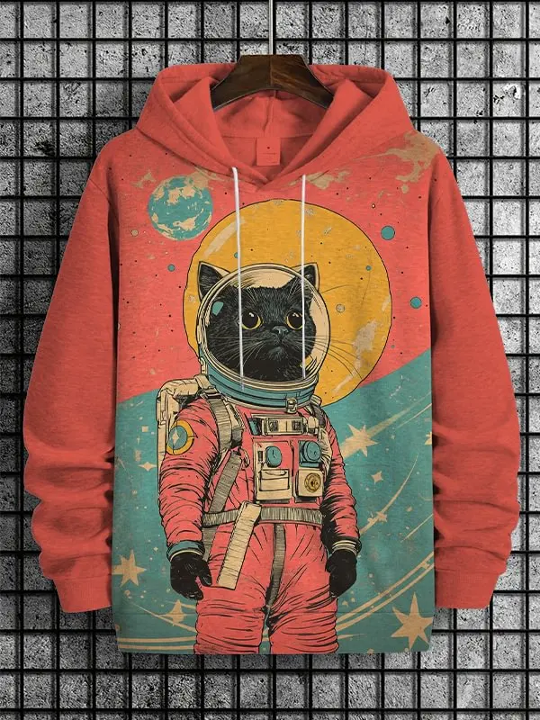 Funny Cat 3D Print Unisex Hoodie Sweatshirt