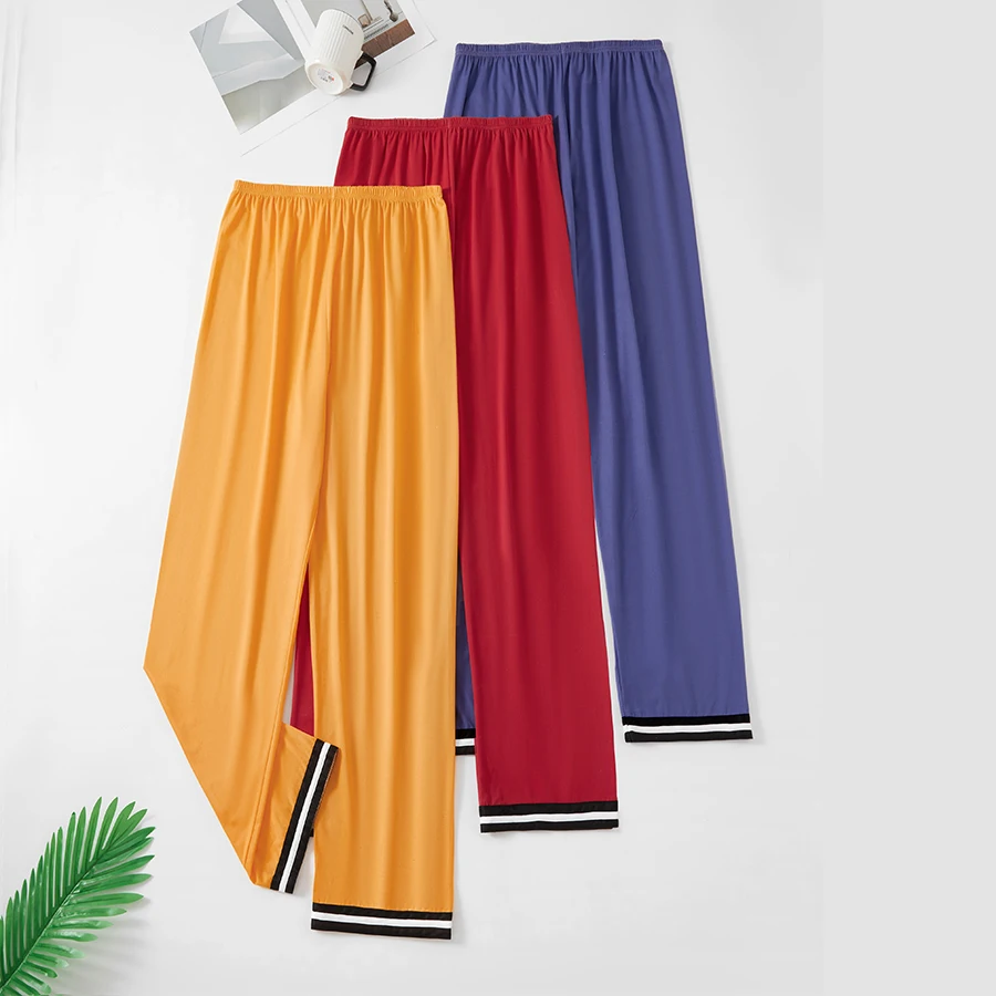 Men's Plus-Size Pajamas, Casual Loungewear Pants, Stylish and Good-Looking, Long-Sleeved Home Wear Set for Spring and Autumn 13 S77c7dd18817e4022bb0ed396f1b687b2C