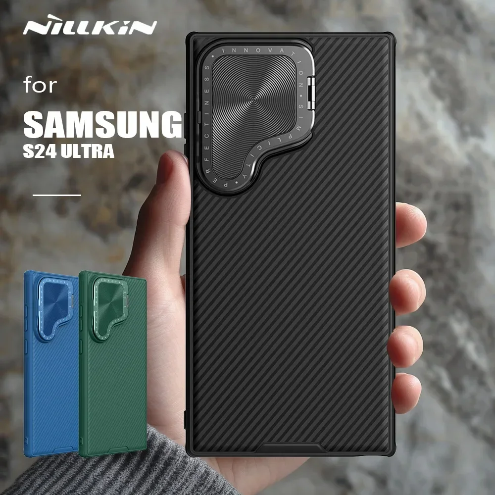 

Чехол Nillkin Camshield для Samsung Galaxy S24, чехол с подставкой для камеры Samsung S24, защитный чехол для объектива