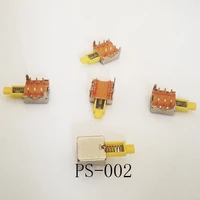 10pcs/lot Spring Switch Reed Switch Latching Self-locking Plastic Push Button Switch 6Pin DIP PS-002