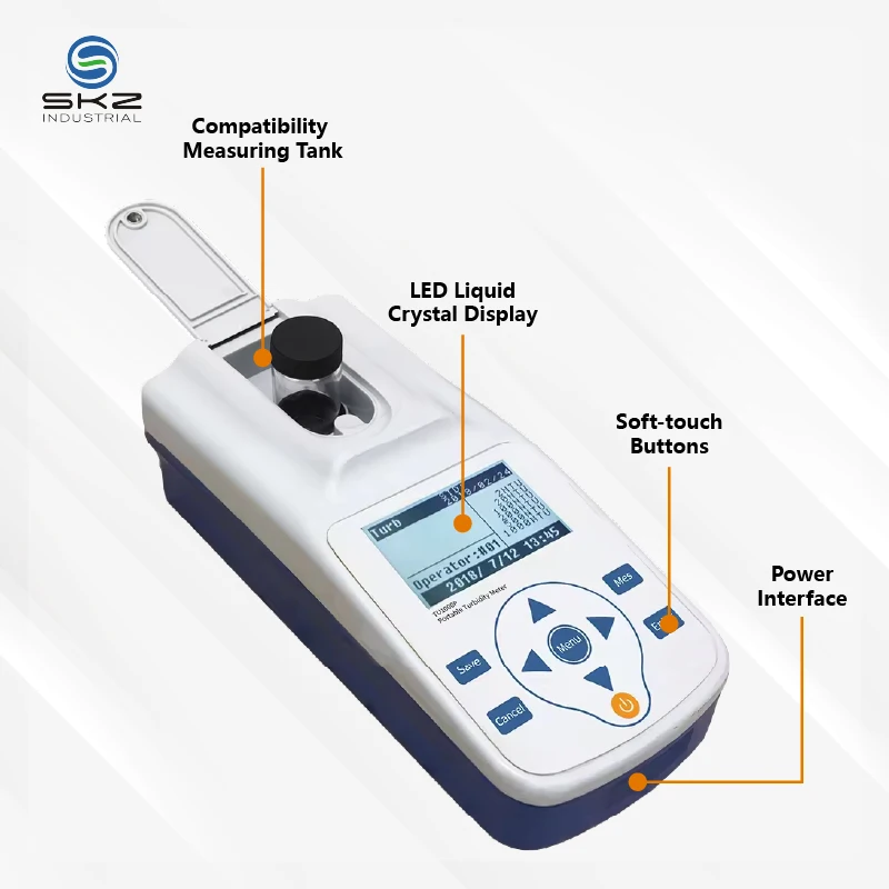 TU1000P 0.01NTU 0.1NTU 1NTU aquarium water quality sensor portable digital turbidity meter