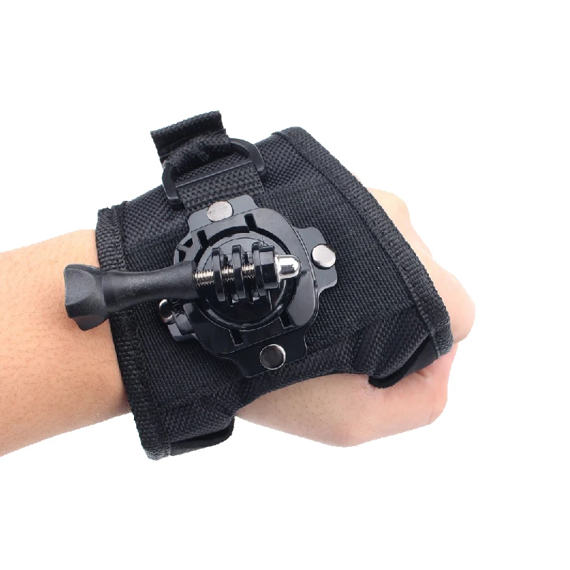 360° Rotation Glove Wrist Strap Mount For GoPro Hero 13 12 11 10 9 8 7 6 SJCAM AKASO Insta360 DJI Osmo Action Camera Accessories