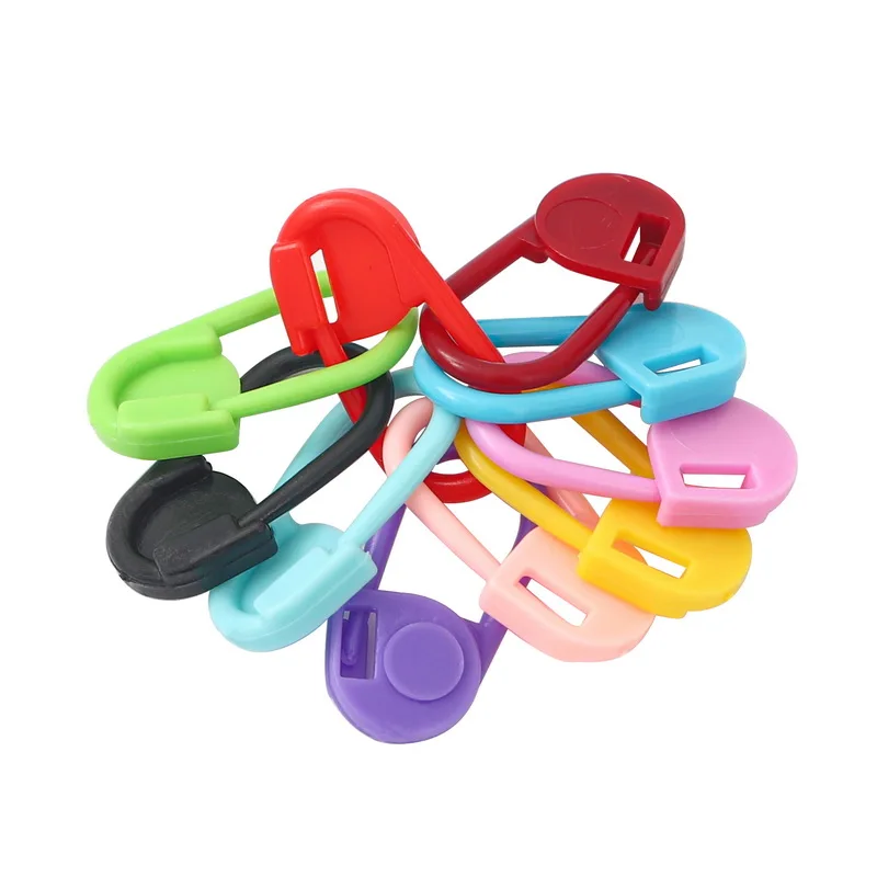 200pcs Multicolor Plastic Locking Stitch Markers For Knitting DIY Yarn  Sewing Tools Small Pins Crochet Latch Needle Clip Hook - AliExpress