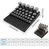 Bit Holder Organizers Drill Bit Storage Milling Cutter Drill Holder for 4-32mm Milling Cutter Drill Bit Organizers 40JE 4