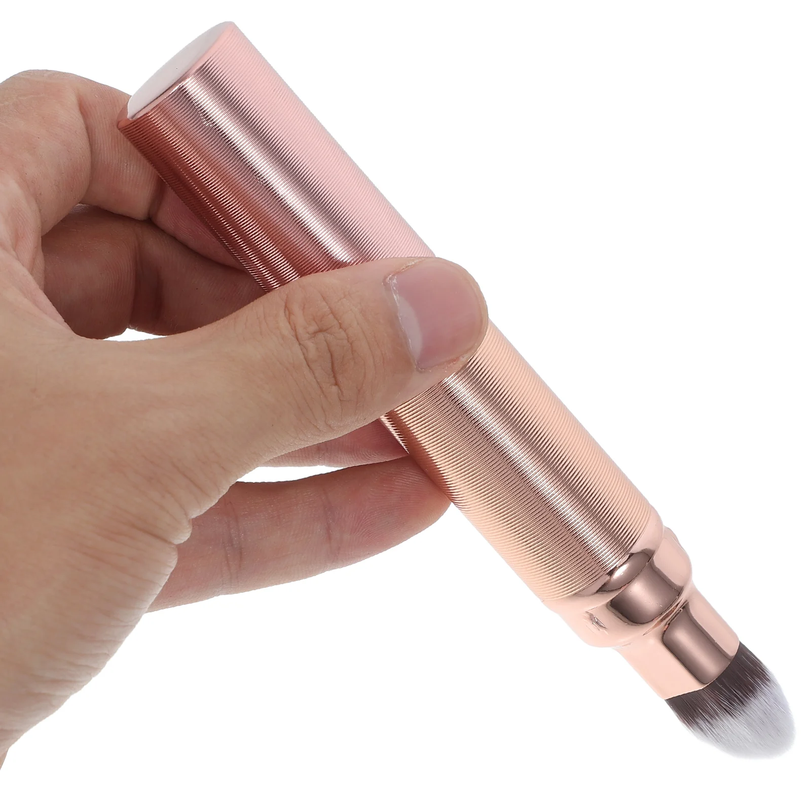 Double-ended Makeup Brush Sponge Travel Face Retractable Loose Powder Brushes Foundation Blush 3